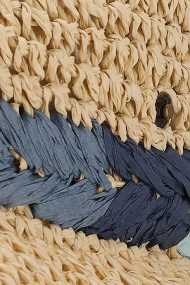 WOVEN HAT 000437 00082 MULTI DENIM